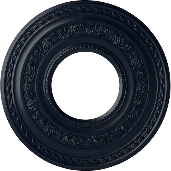Ekena Millwork Anthony Ceiling Medallion (Canopies up to 11 5/8"), 29 3/8"OD x 11 5/8"ID x 1 1/8"P, Midnight Dream CM29ATMDF - main